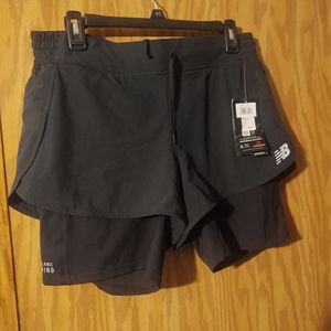 New balance women's impact 2 in 1 running shorts